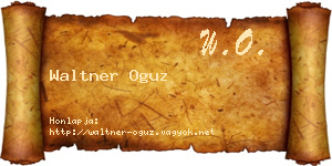 Waltner Oguz névjegykártya